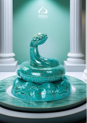 Jade green gold solid ceramic vase