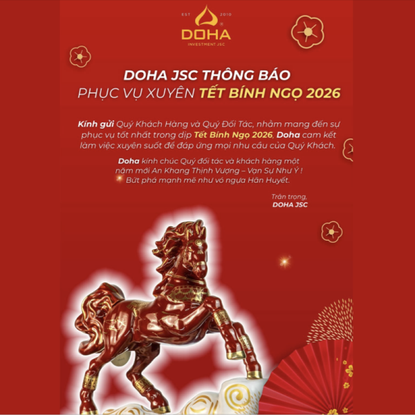 📢 DOHA JSC thông báo 