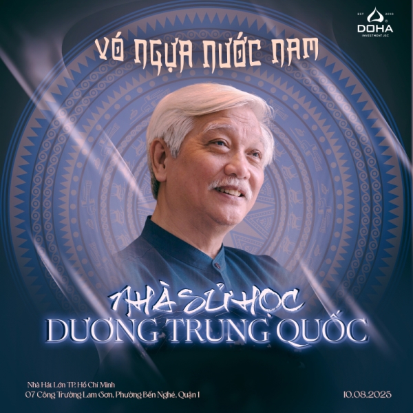 DOHA trân trọng đón nhận sự đồng hành tinh thần từ Nhà sử học Dương Trung Quốc 
