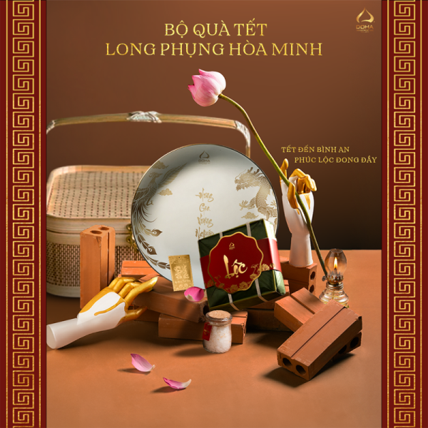 LONG PHU HOA MINH 春节礼品套装：越南礼品的精髓，提升成就