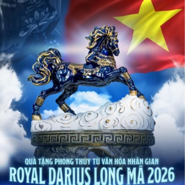 Thiết kế tinh xảo của rượu linh vật ngựa sứ DOHA – Khi nghệ thuật gặp tinh hoa rượu Pháp