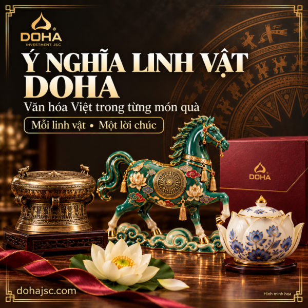 Ý Nghĩa Linh Vật DOHA: Văn Hóa Việt Ẩn Chứa Trong Từng Sản Phẩm Quà Tặng