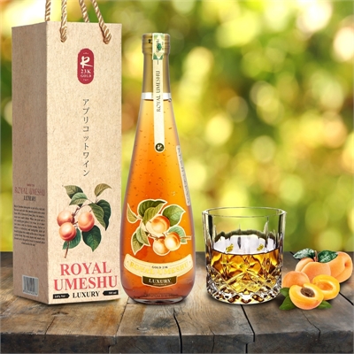 Quy trình sản xuất rượu mơ Royal Umeshu Gold 23K Luxury | Doha Jsc